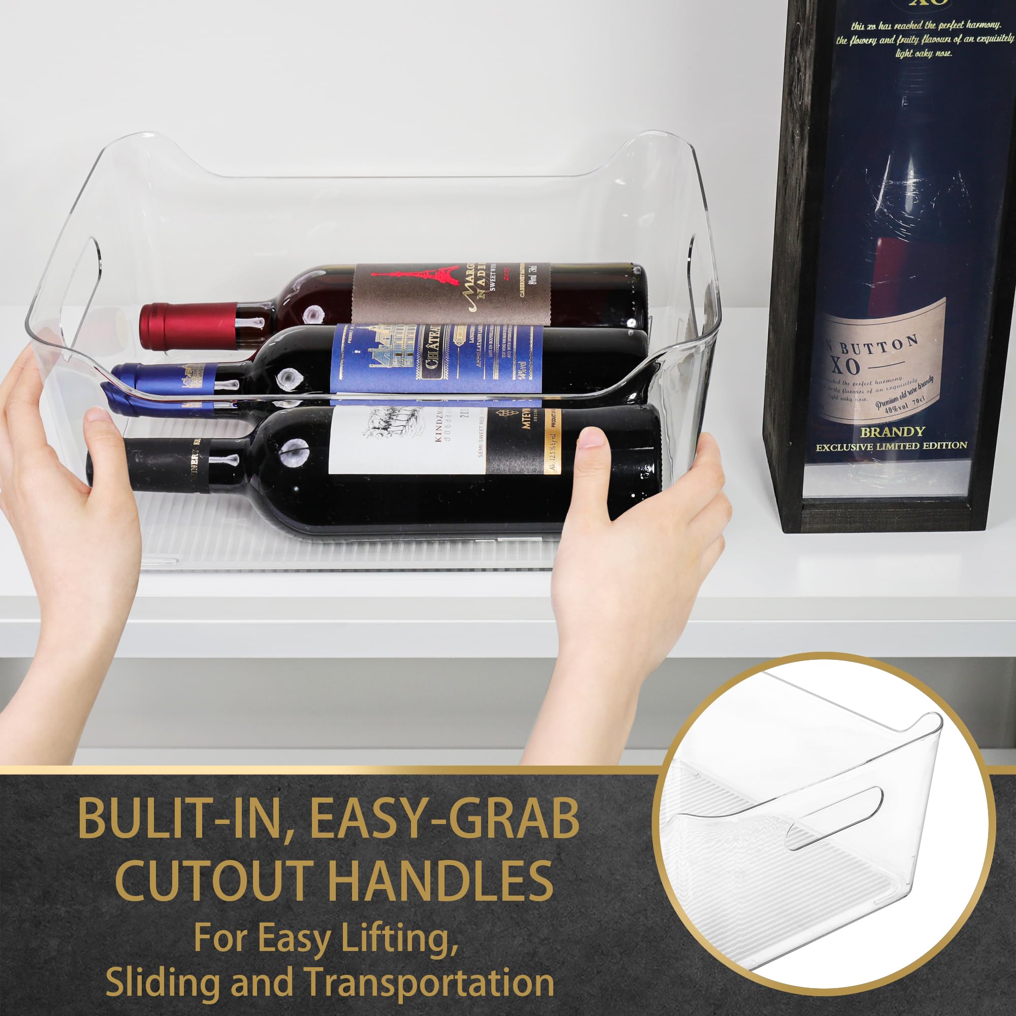 Tiawudi 2-pack in a kitchen cabinet for versatile storage.