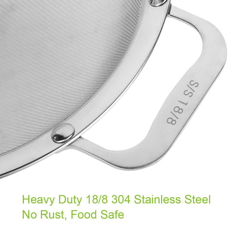 Tiawudi 30-mesh extra-fine strainer ideal for quinoa and fine powders.