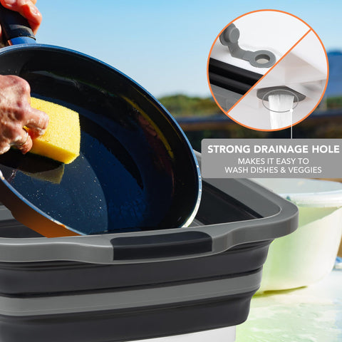 Tiawudi large-capacity tub with drain enables easy water release.