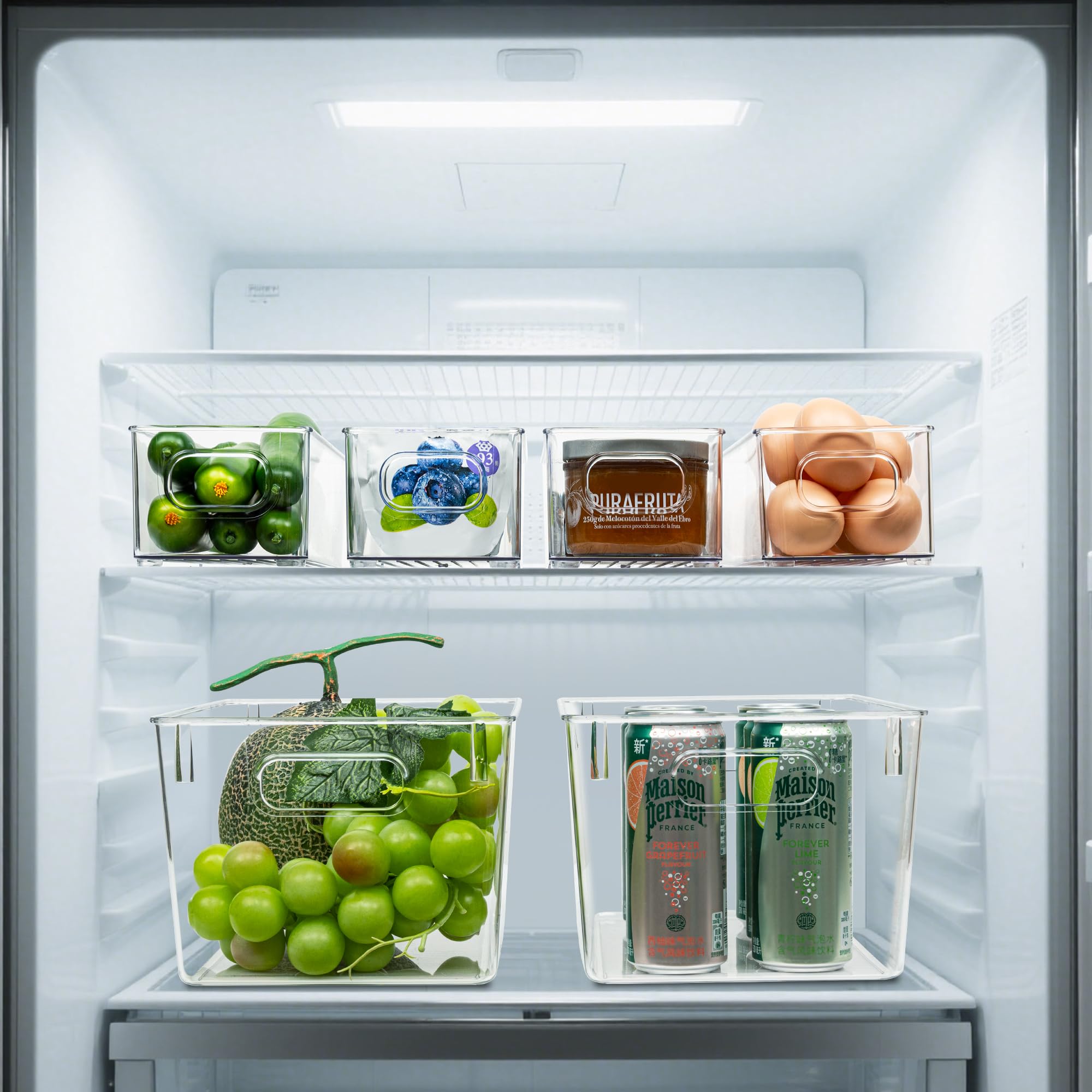 Tiawudi BPA-free shatterproof plastic ensures durable, safe storage.