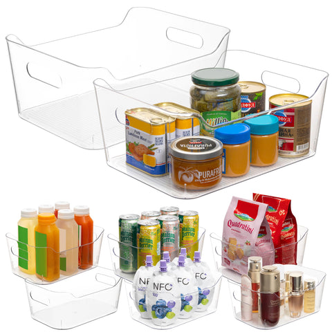 Tiawudi multipurpose bin supports pantry, fridge, craft room organization.