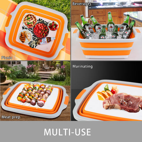 Tiawudi collapsible tub fully collapsed for compact storage