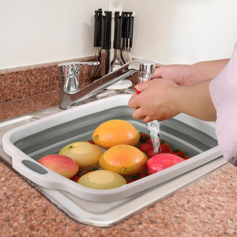 Tiawudi dishwasher-safe folding board simplifies cleanup after meals.