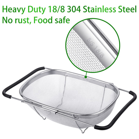 Tiawudi expandable rubber grip handles fit many sinks for stable kitchen use.