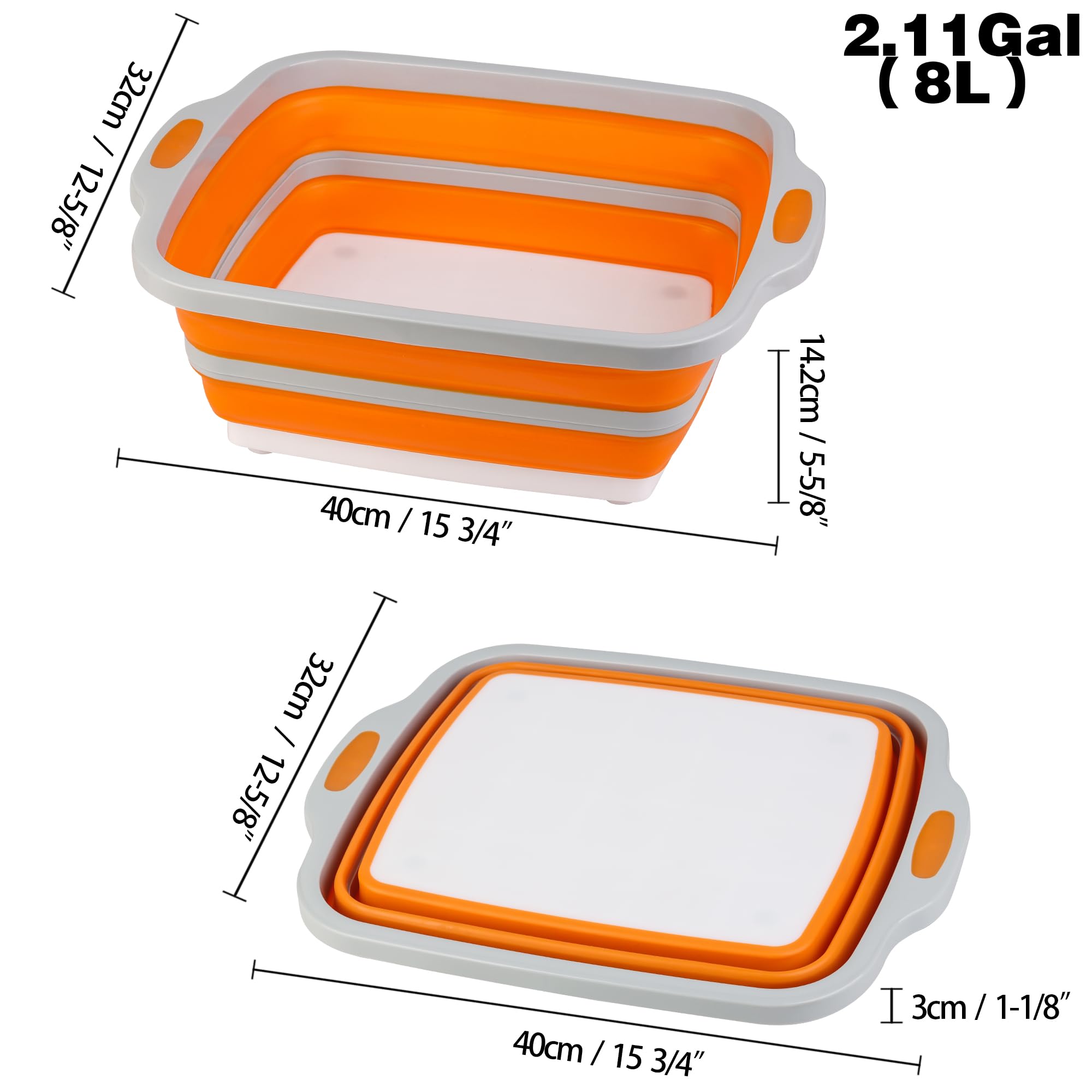 Tiawudi foldable prep basin ready for BBQs and outdoor cooking.
