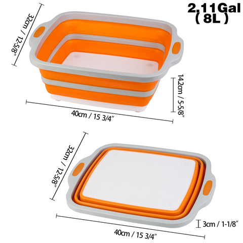 Tiawudi foldable prep basin ready for BBQs and outdoor cooking.