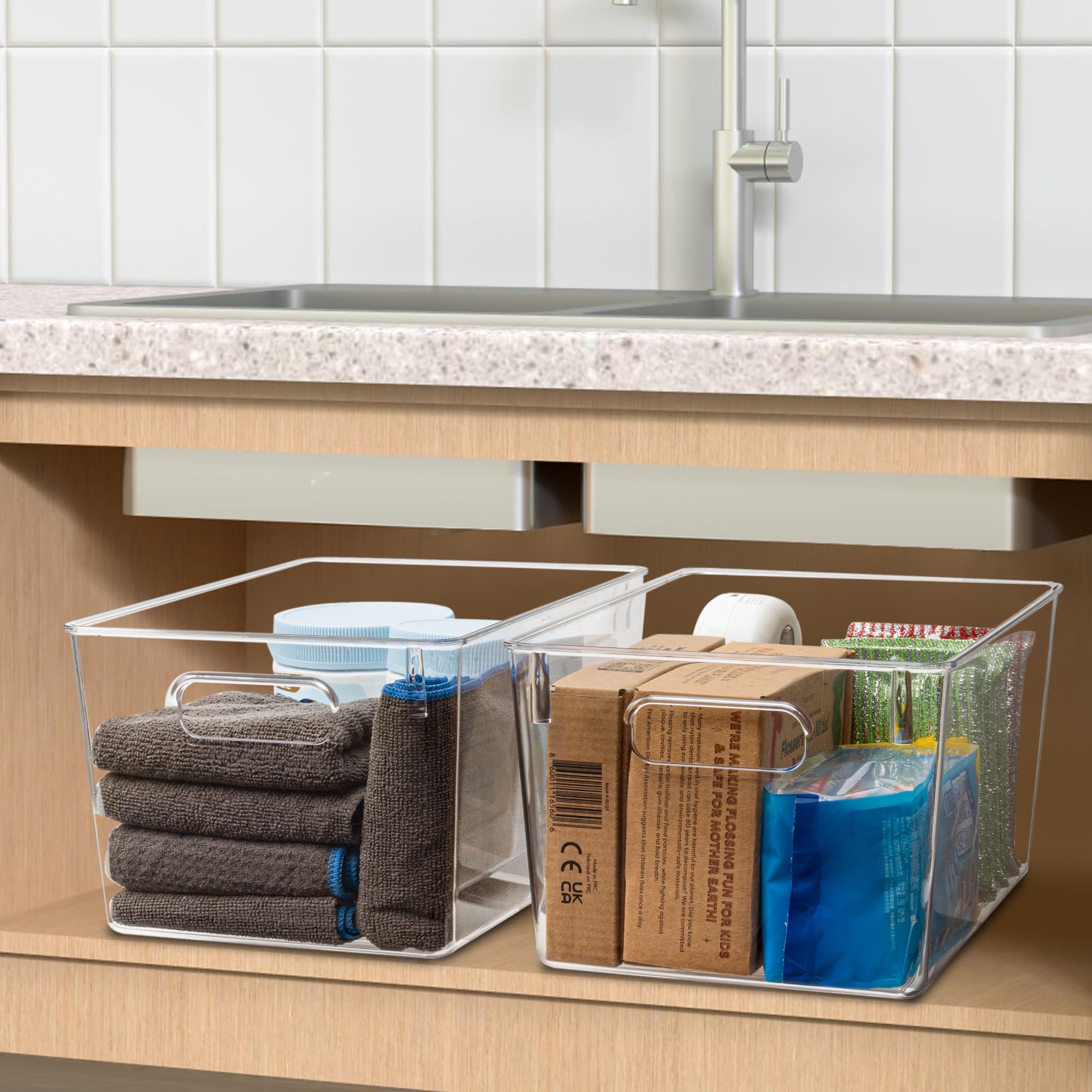 Tiawudi lifetime guarantee bin set for confident, long-term organization.