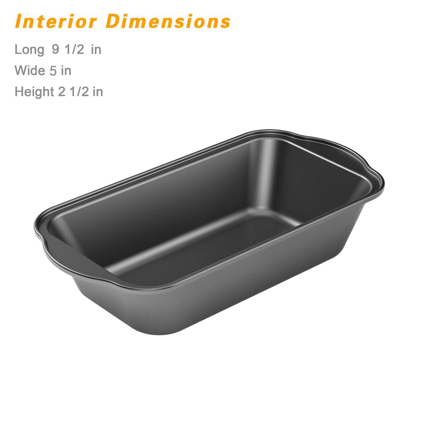 Tiawudi loaf pan easy grip focus with comfortable handles for safe handling.