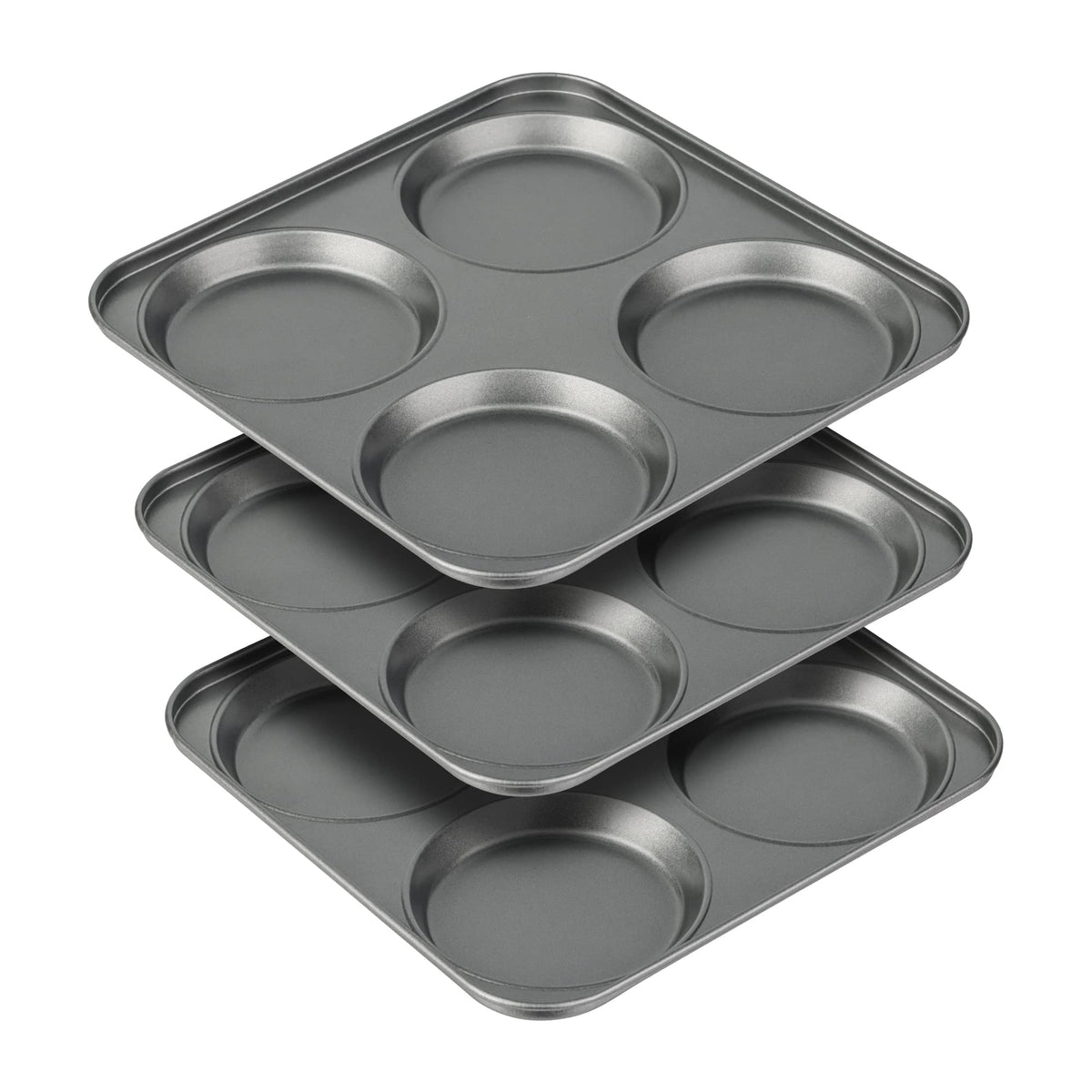 Tiawudi muffin top pan with four cups for even browning of muffin tops