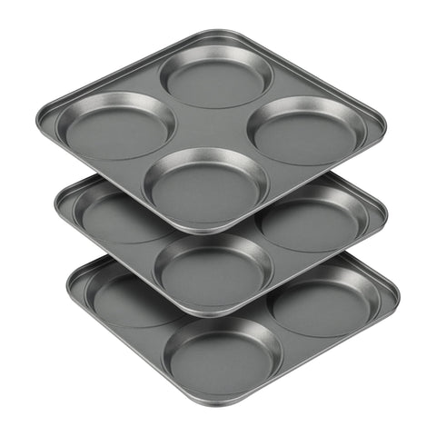Tiawudi muffin top pan with four cups for even browning of muffin tops