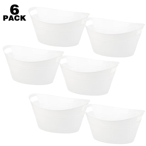 Tiawudi oval tub with built-in handles for easy transport at home or classroom.