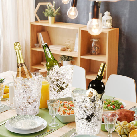 Tiawudi popcorn bucket at party station for quick serving.