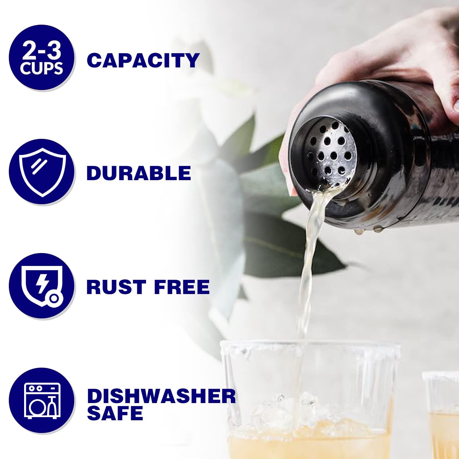 Tiawudi stainless steel 18/8 construction resists rust and wear.