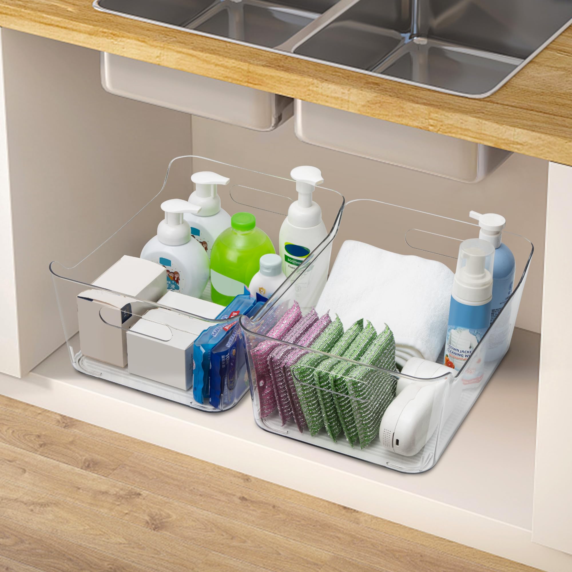 Tiawudi X-Large Bin in laundry room for towels and supplies.