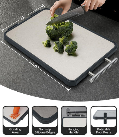 Tibbicc titanium surface resists juices and odors for cleaner prep