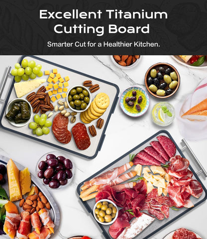 Tibbicc dual-surface board keeps meat and produce separate during chopping