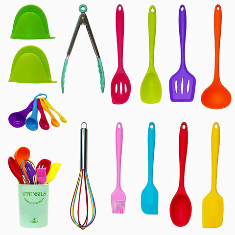 TIBLEN colorful kitchen gadgets brighten counters while handling multiple tasks.