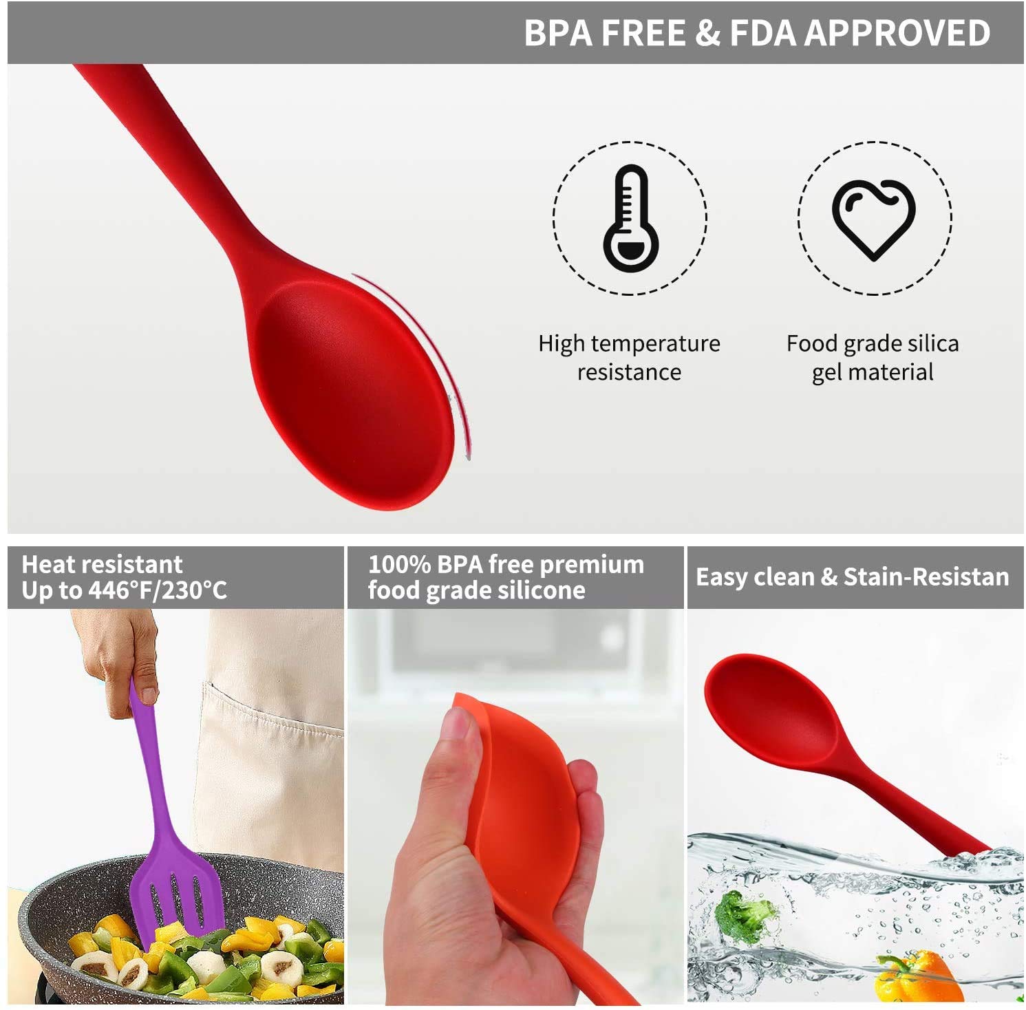 TIBLEN dishwasher-safe set cleans easily after busy weeknights.