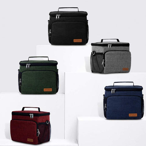 Tiblue bag side pocket ideal for utensils and napkins.