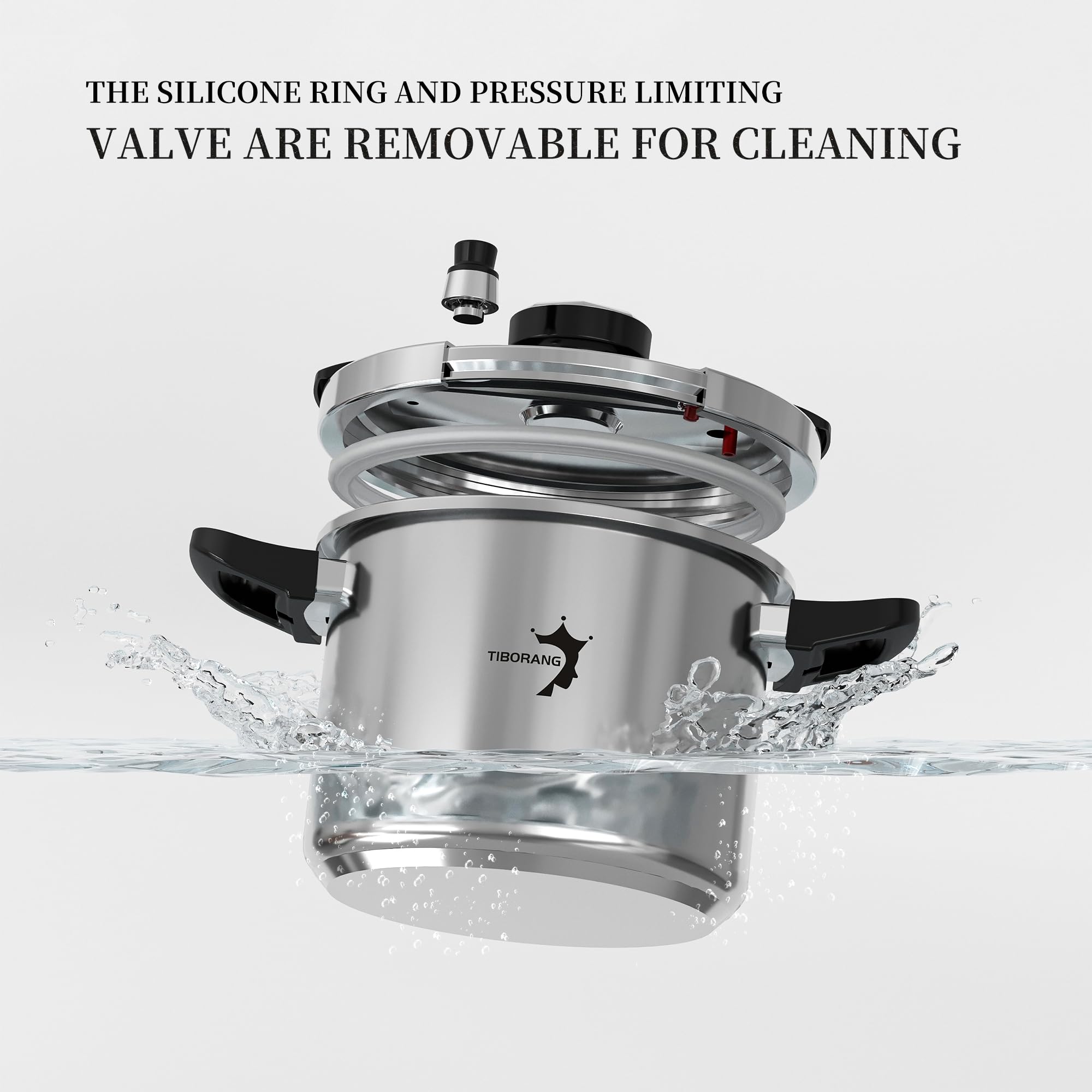 TIBORANG 8.5 Qt induction-compatible for versatile stove use