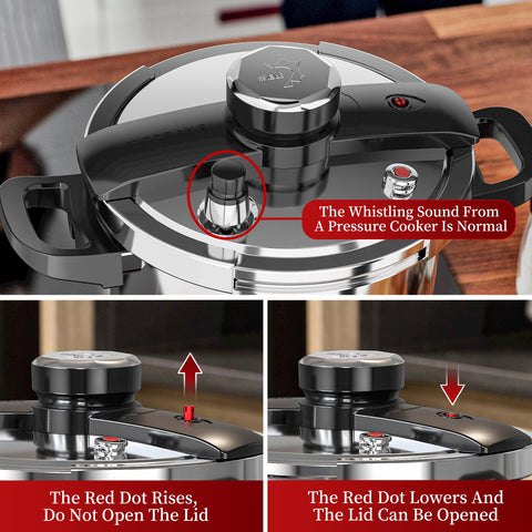 TIBORANG 8.5 Qt one-hand operation enables multitasking in kitchen