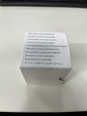 Ticktime Cube displaying six preset countdown options for quick focus starts.