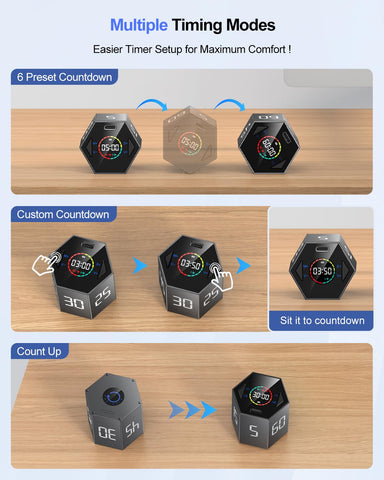 Ticktime magnetic base attached to fridge for hands-free time tracking.