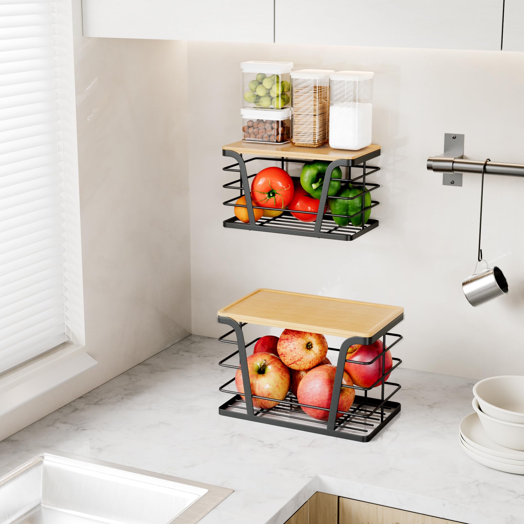 TIDIIABODE bamboo top cover adds a natural touch while stabilizing smaller units.