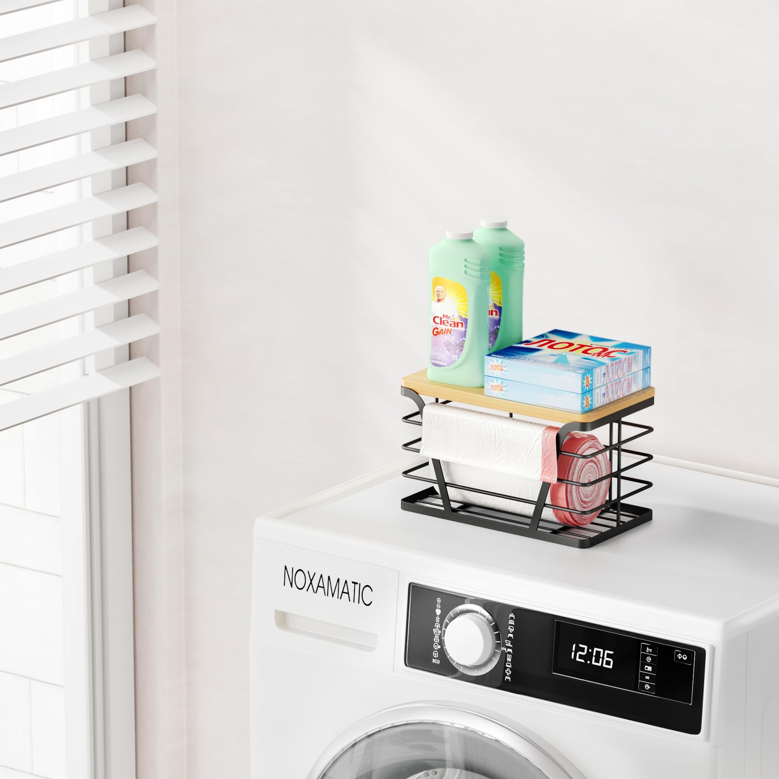 TIDIIABODE black stainless finish complements kitchen decor.