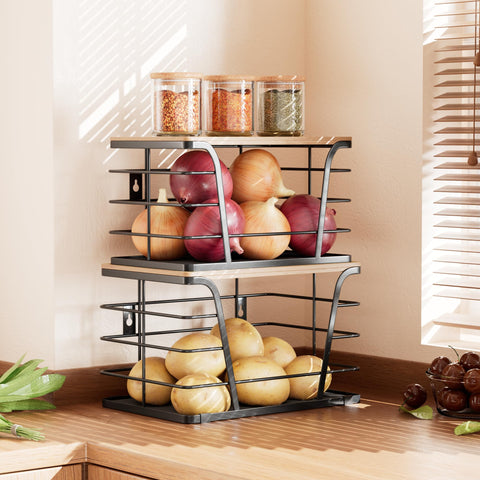 TIDIIABODE easy-clean liner mat catches potato debris for quick cleanup.