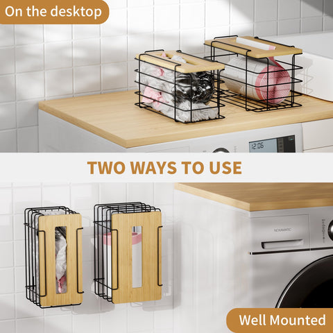 TIDIIABODE under-sink bag holder offers extra storage for clutter-free cabinets.