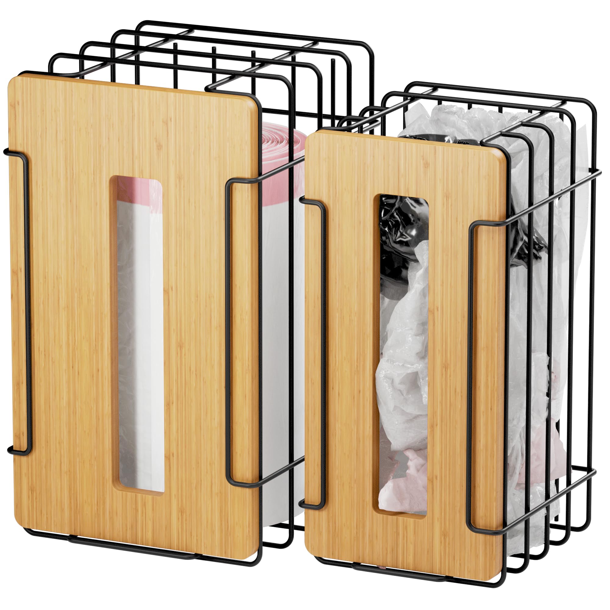 TIDIIABODE plastic bag dispenser storage helps quick bag retrieval.