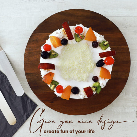 Tidita 300 lbs capacity supports generous dessert displays.