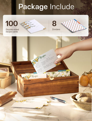 Tidita Acacia Receipts Organizer doubles as a versatile storage option