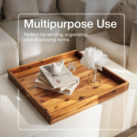 Tidita acacia wood beauty adds warm, rustic charm to any room.