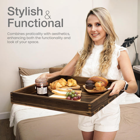 Ideal Tidita tray for breakfast-in-bed or chic charcuterie display