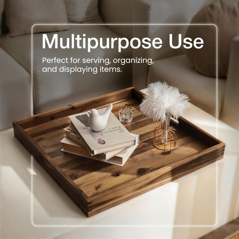 Tidita built-in-handles tray enables easy transport even when loaded