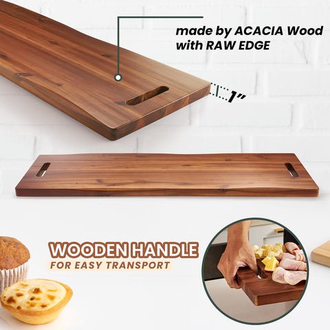 Tidita meat and cheese display board enhances entertaining at gatherings.