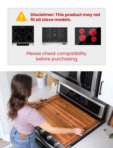 Tidita stove top cover with built-in handles for easy transport.