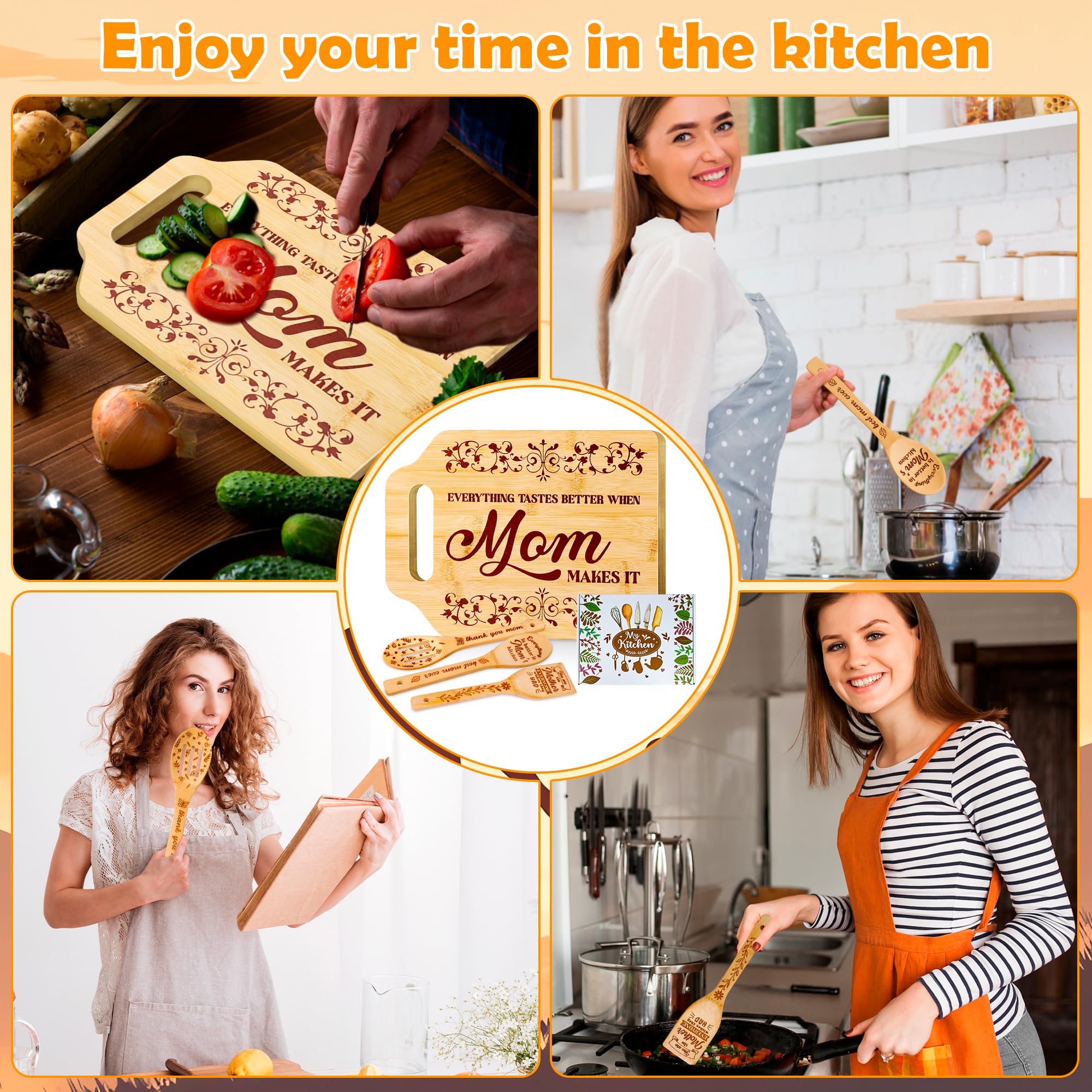 Tifeson utensil set with soup ladle, ideal for stirring and serving meals.