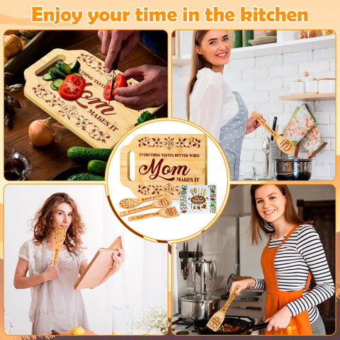 Tifeson utensil set with soup ladle, ideal for stirring and serving meals.