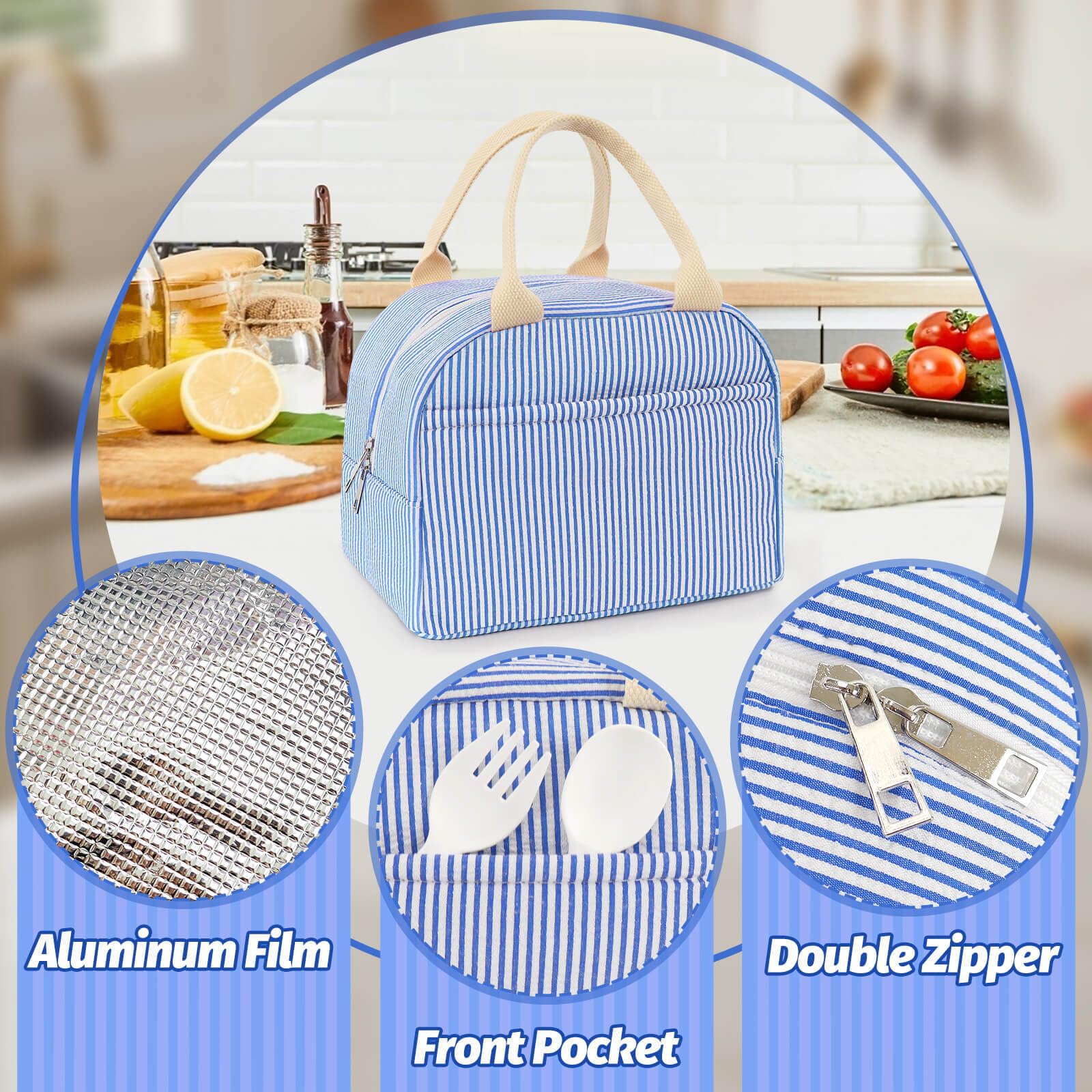 TIFFYONEK sturdy handles support daily carry and comfortable transport.