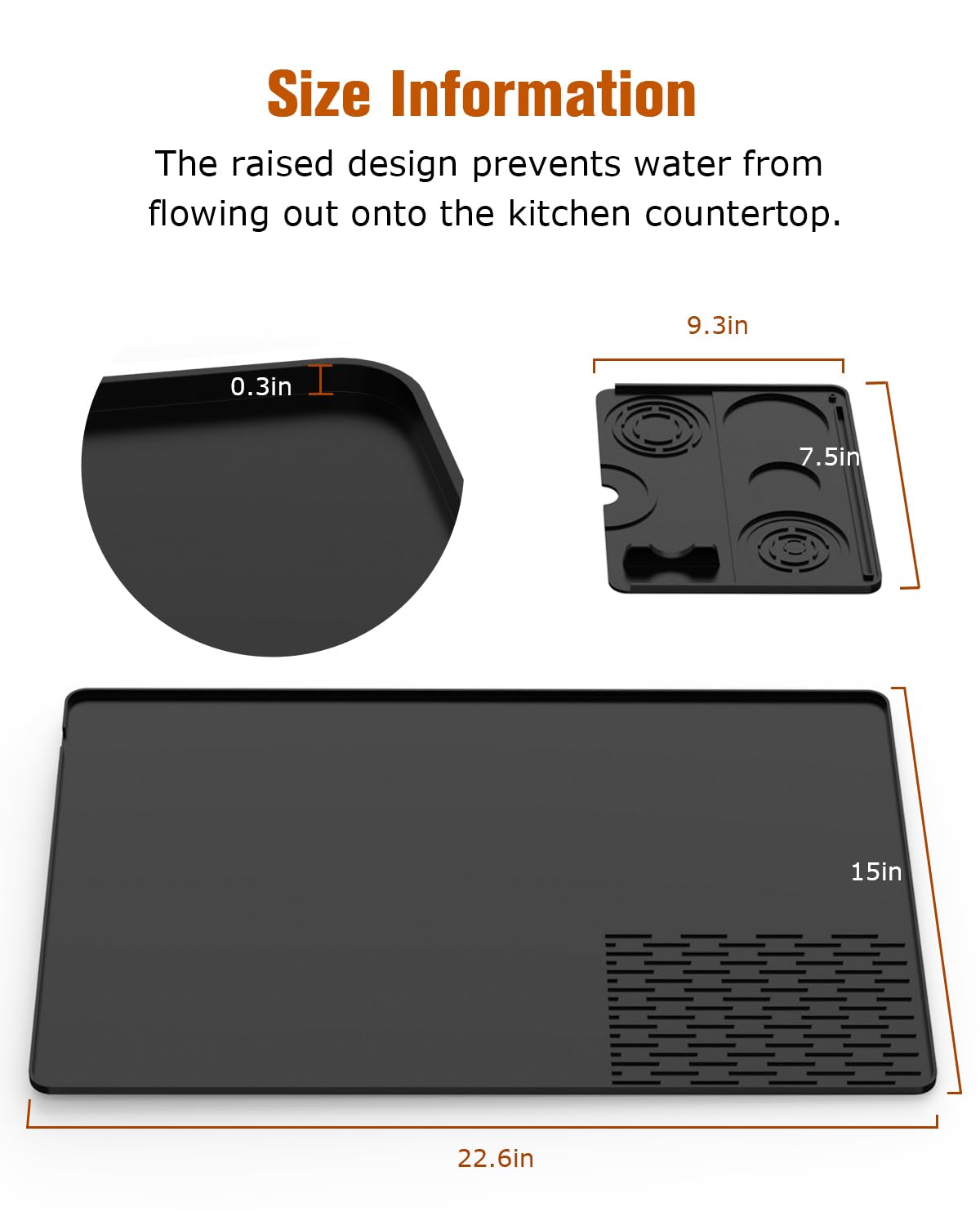 Non-slip, heat-resistant silicone grip for stable espresso setup