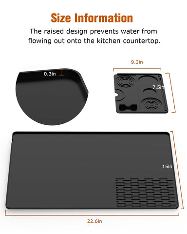Non-slip, heat-resistant silicone grip for stable espresso setup