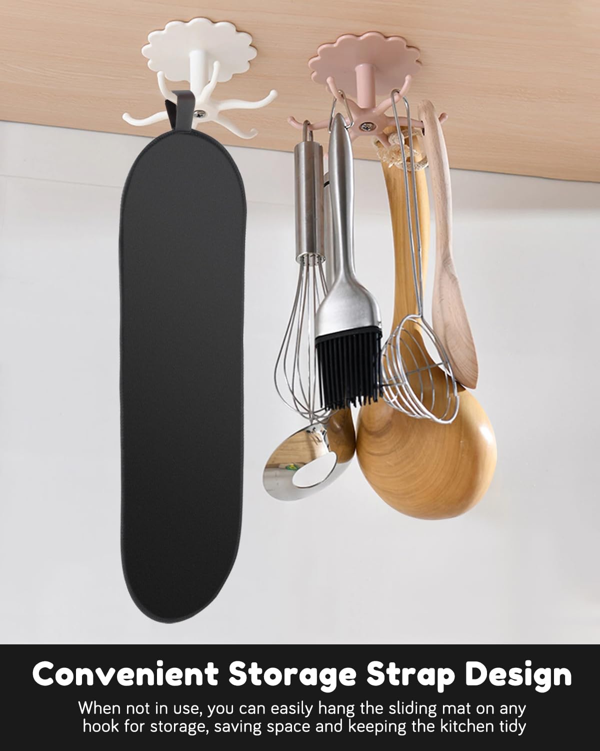 Tiga sliding pad protects desks from scratches while supporting smooth machine movement.