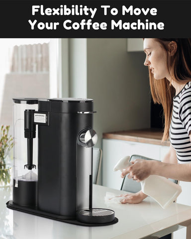 Tiga easy-clean design lets you wipe beneath the machine quickly.