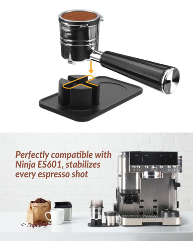 Tiga tamping mat with stabilized support provides reliable powder pressing.