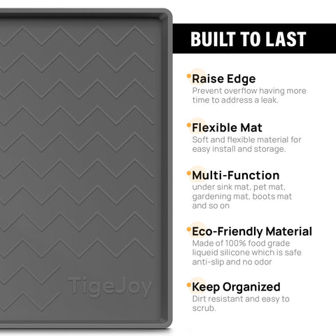 TigeJoy cabinet protector with stain and scratch resistance.