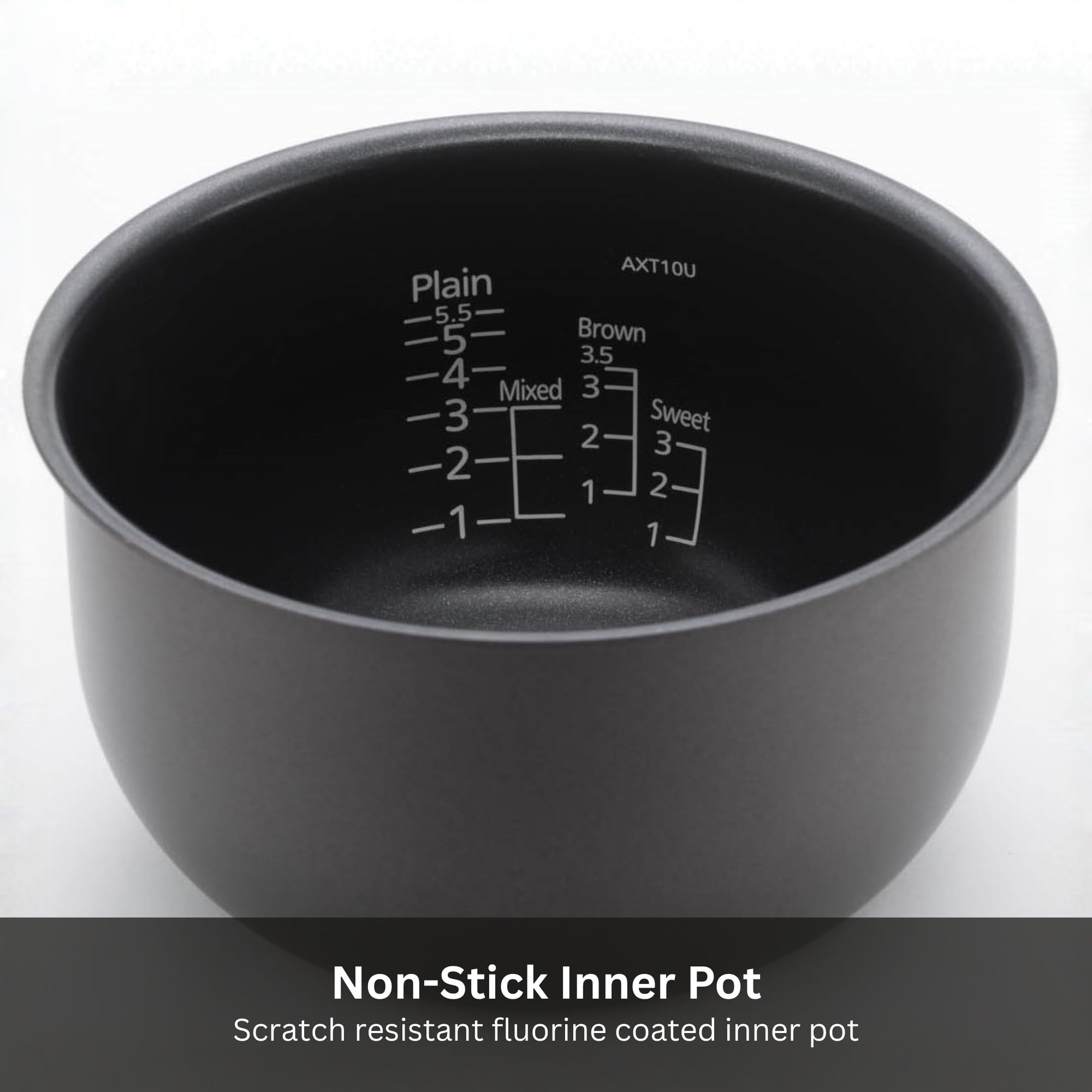 Tiger JAX-T18U-K 1.8mm inner pan for even heating.