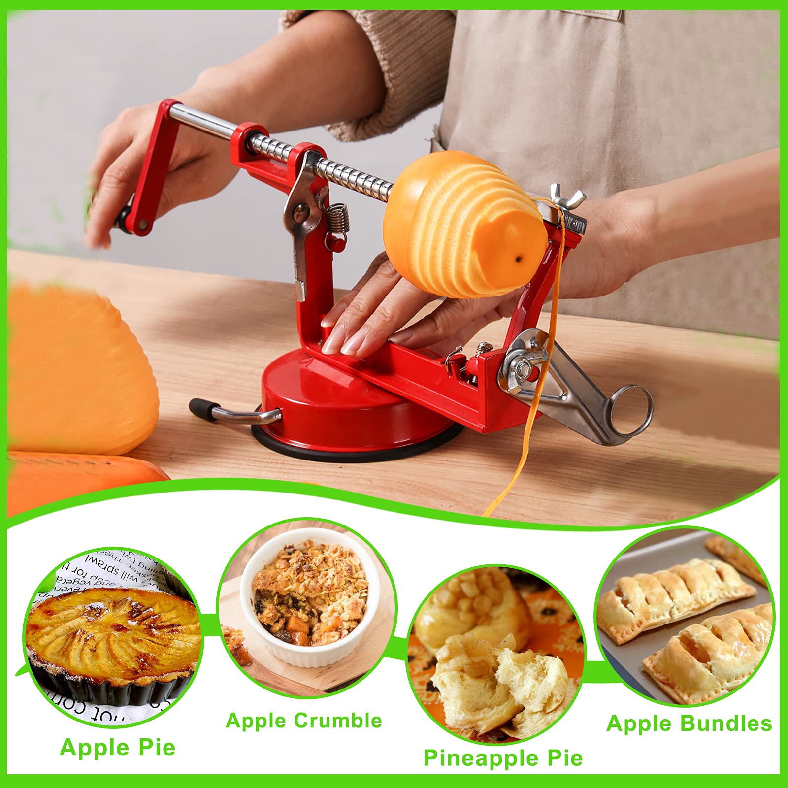 tigwin Poly handle provides a comfortable grip during repetitive peeling tasks.